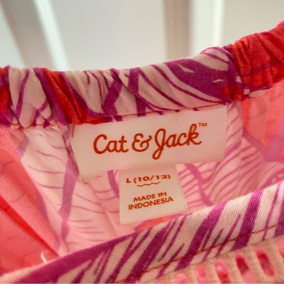 Cat & Jack Girls’ Tropical Floral Maxi Dress 🩵 - Picture 4 of 4